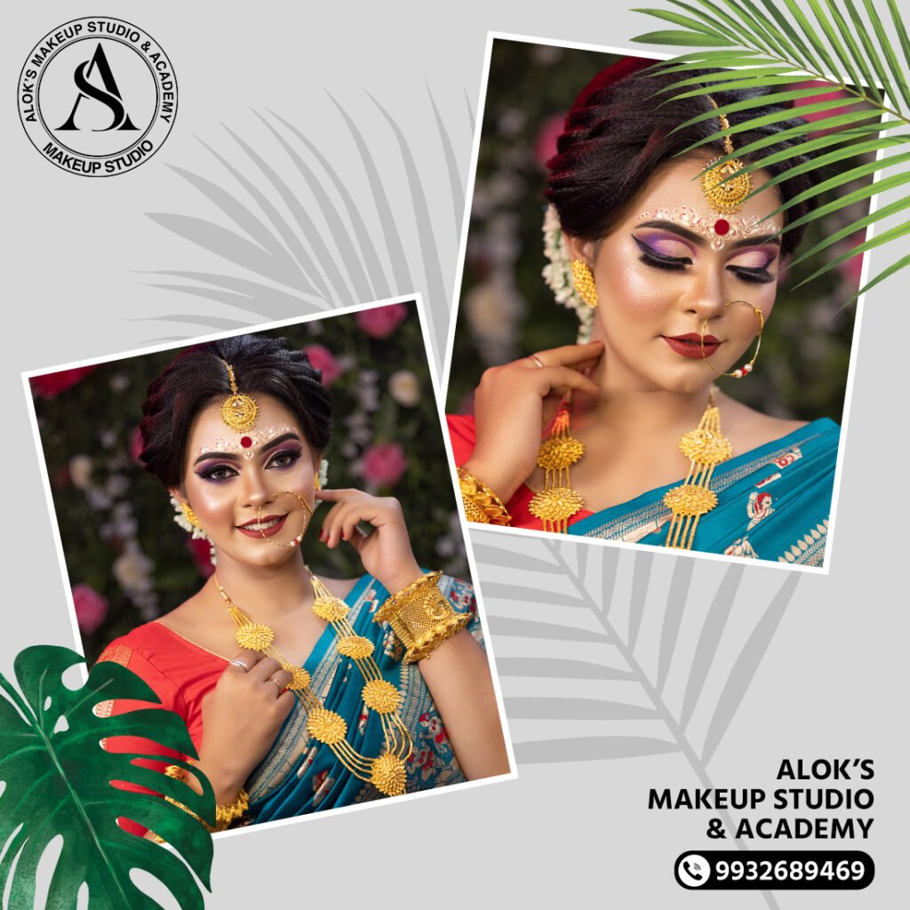 Alok Makeup Studio Social Media Post Design