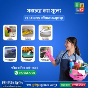 Piktome web services Cleaning agency Poster design03