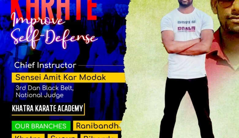 Karate Academy Social Media Post Design