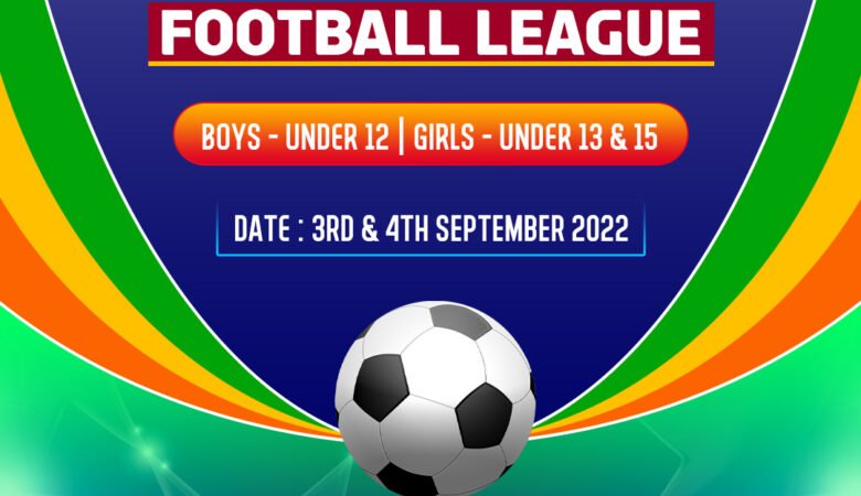 Under-12 Football League Poster Design