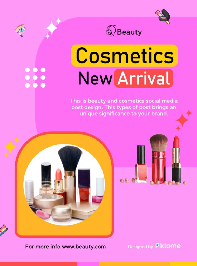 Beauty Products Social Media Post design